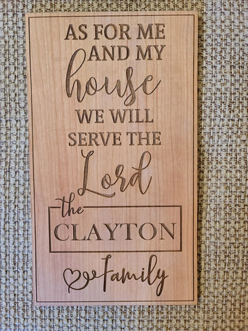 Laser Engraved Plaque