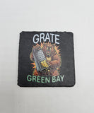 Chicago Bears Slate Coasters - Set of 4 with holder