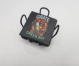 Chicago Bears Slate Coasters - Set of 4 with holder
