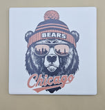 Chicago Bears Coasters | IceMan | Grate Green Bay Packers | Good Better Best