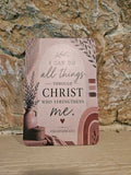 Philippians 4:13 wood plaque