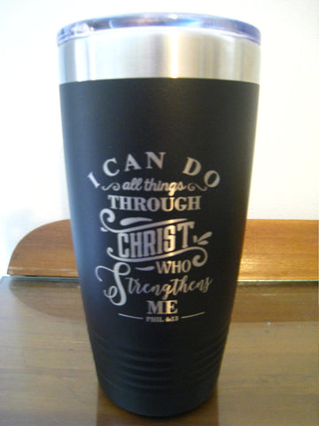 20 oz and 30 oz Polar Camel - Philippians 4:13 - I Can Do All Things Through Christ Who Strengthens Me